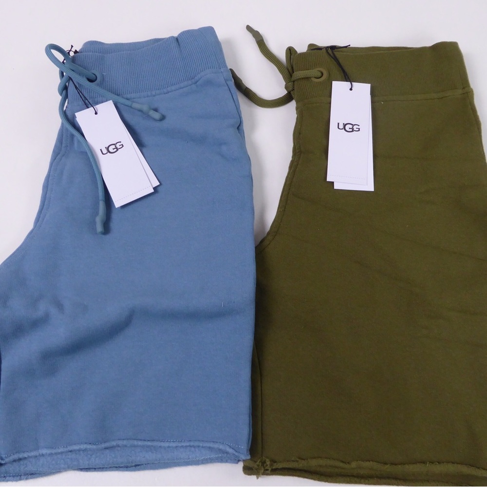 UGG Zahara High Rise Brushed Fleece Biker Shorts Bundle w Embroidery NWT - Picture 8 of 13
